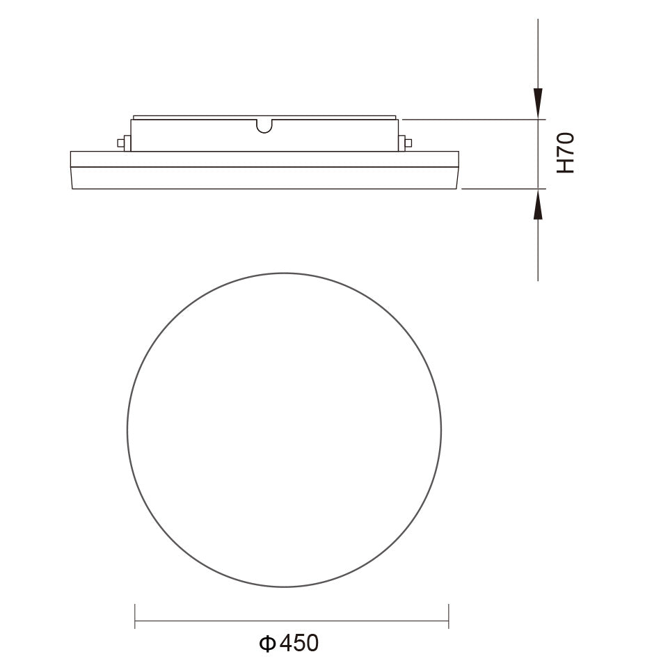 Modern Round led panel Rod Pendant Round Ceiling LED Lights