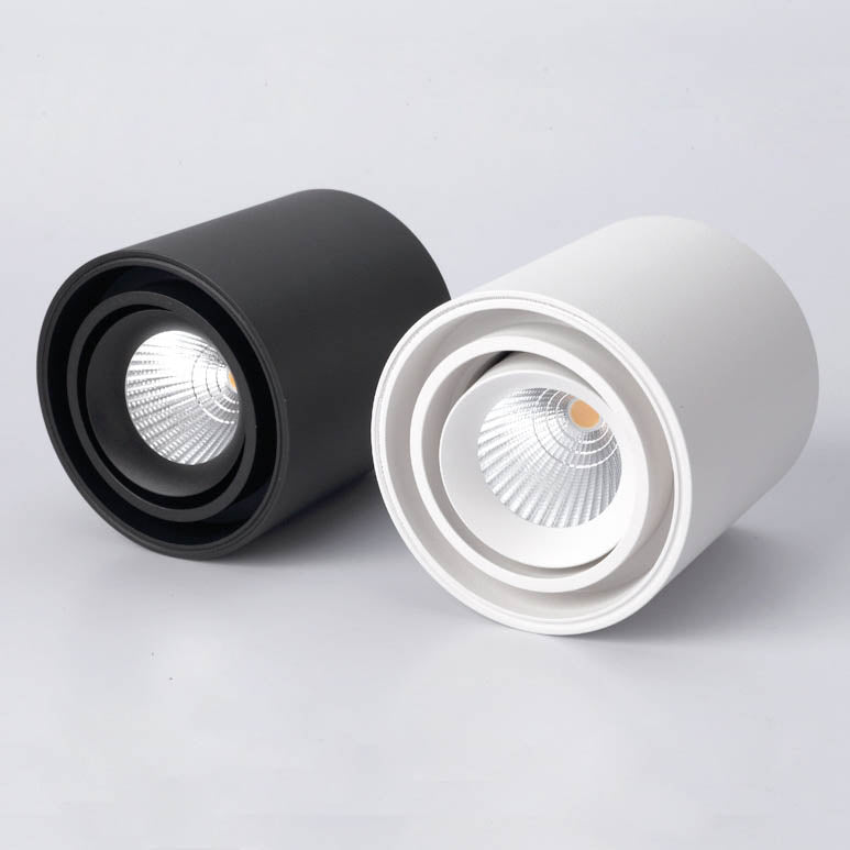 surface mounted 360 degree adjustable downlight spotlight